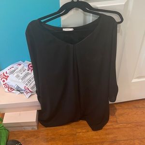 LUSH from Nordstrom black long sleeve dress